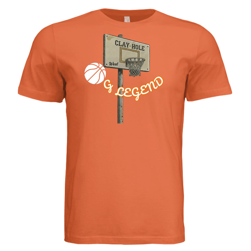 Solid Orange Triblend - FRONT