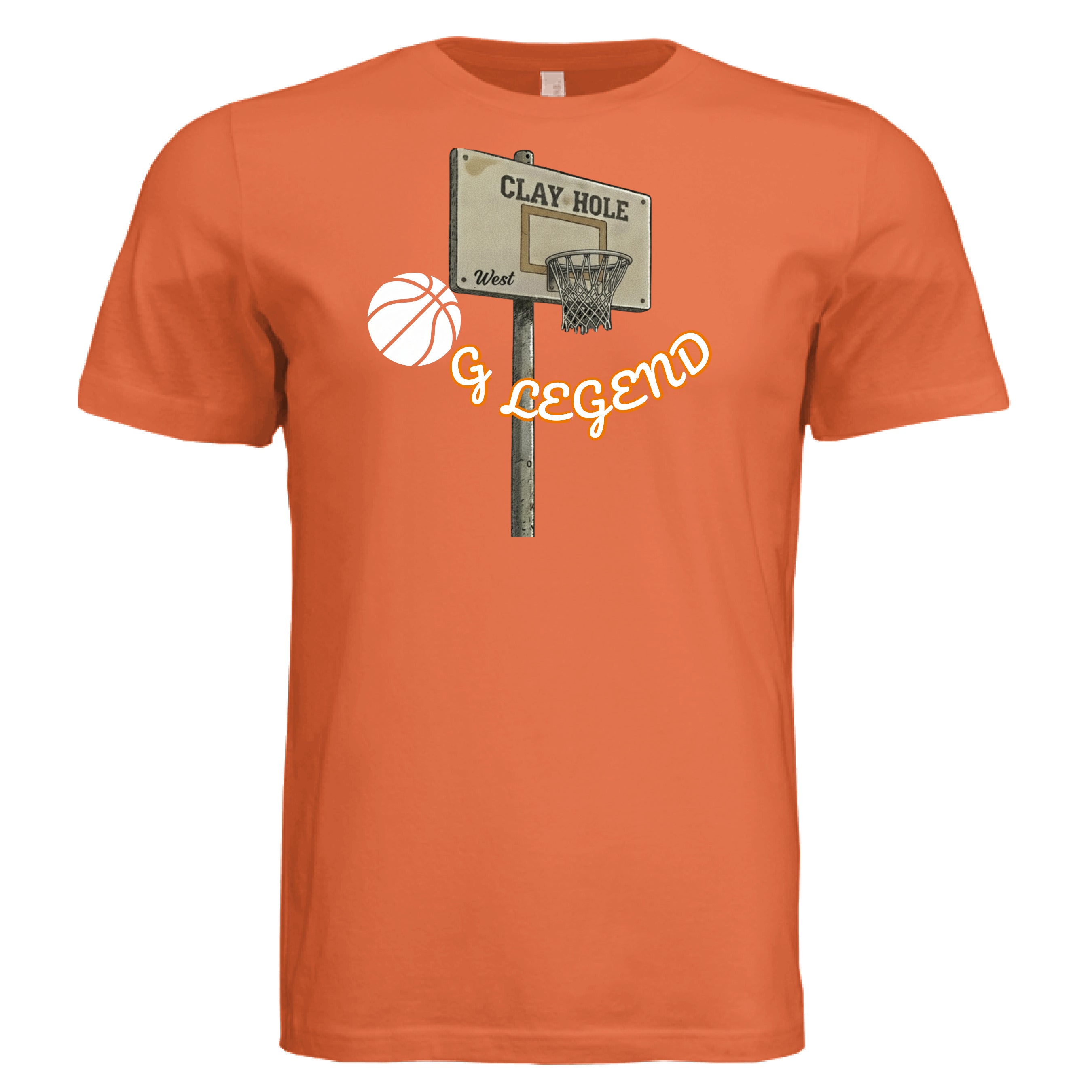 Solid Orange Triblend - FRONT