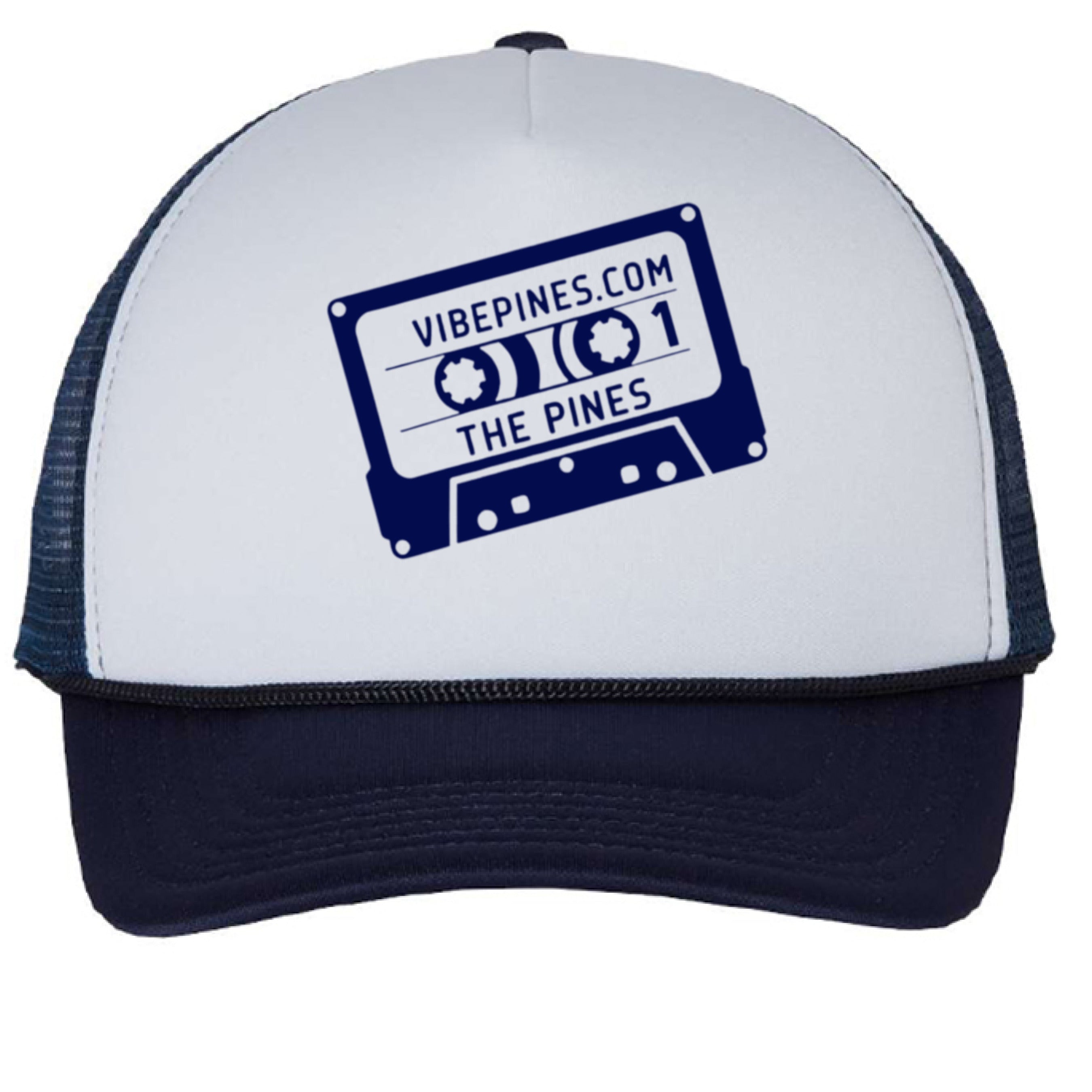 White/ Navy - FRONT