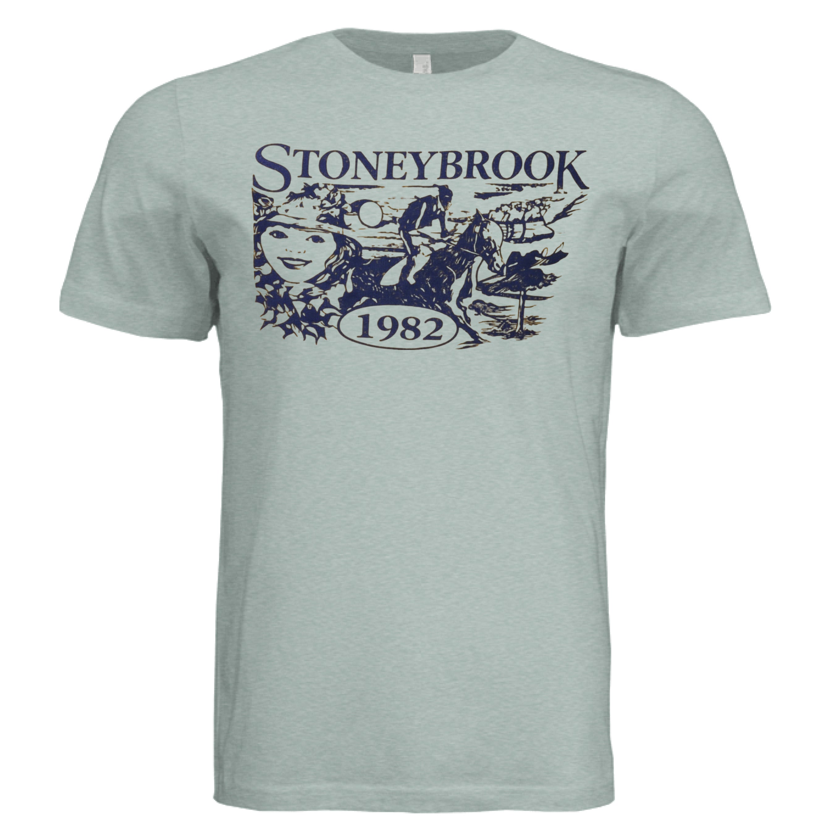 Dusty Blue Triblend - FRONT