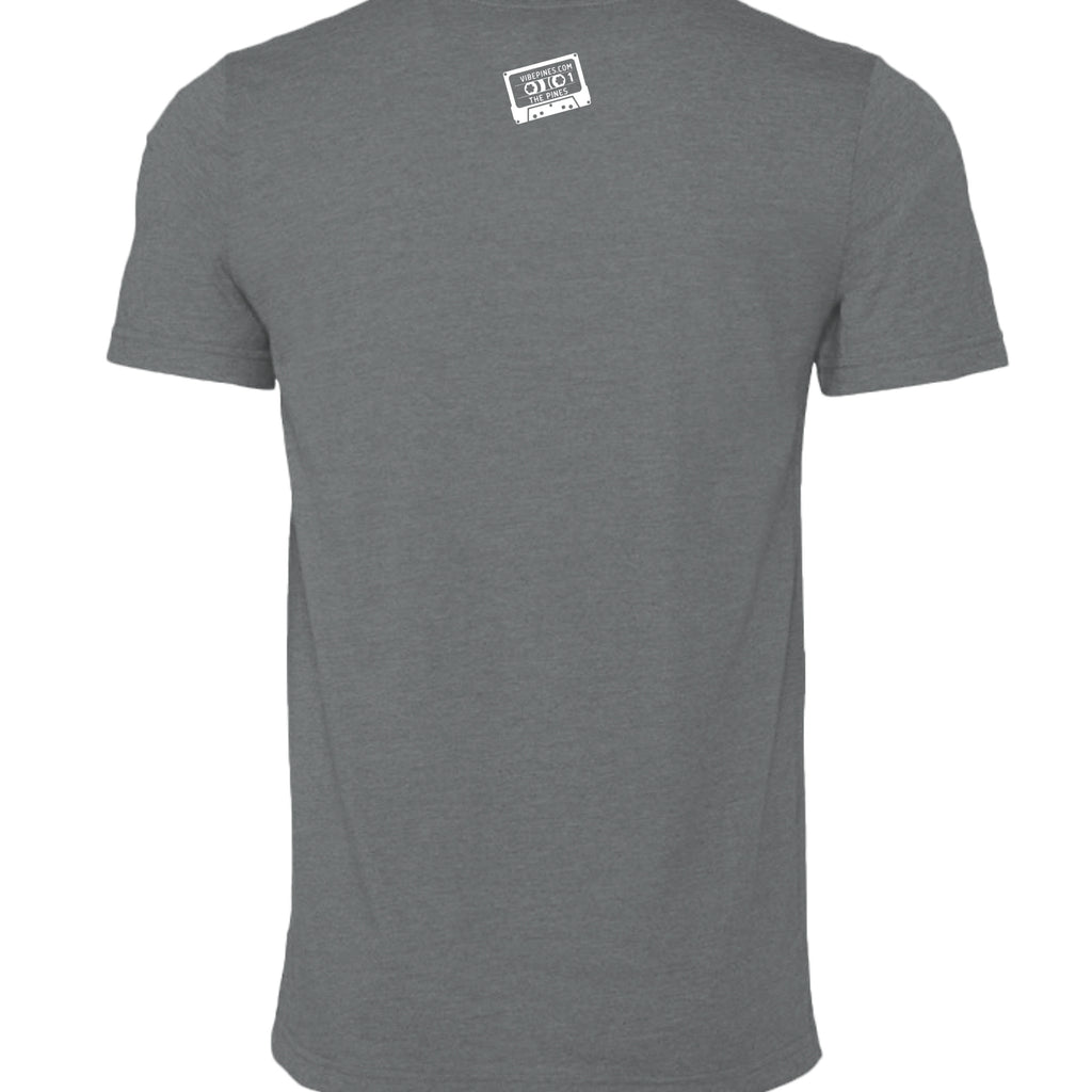 Dark Grey Heather - 3001CVC - BACK